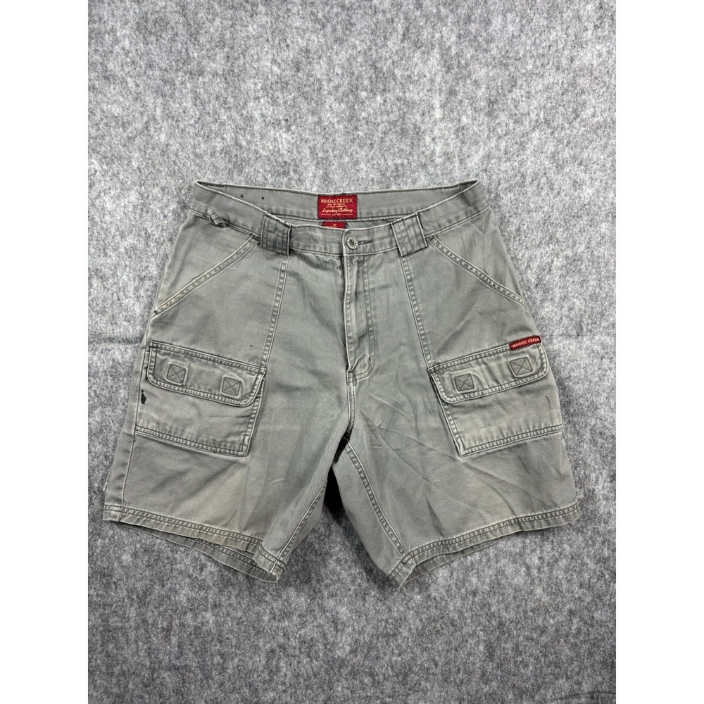 Moose Creek Men's Gray Cargo Short Outdoor/Workwear/Hiking Size 32